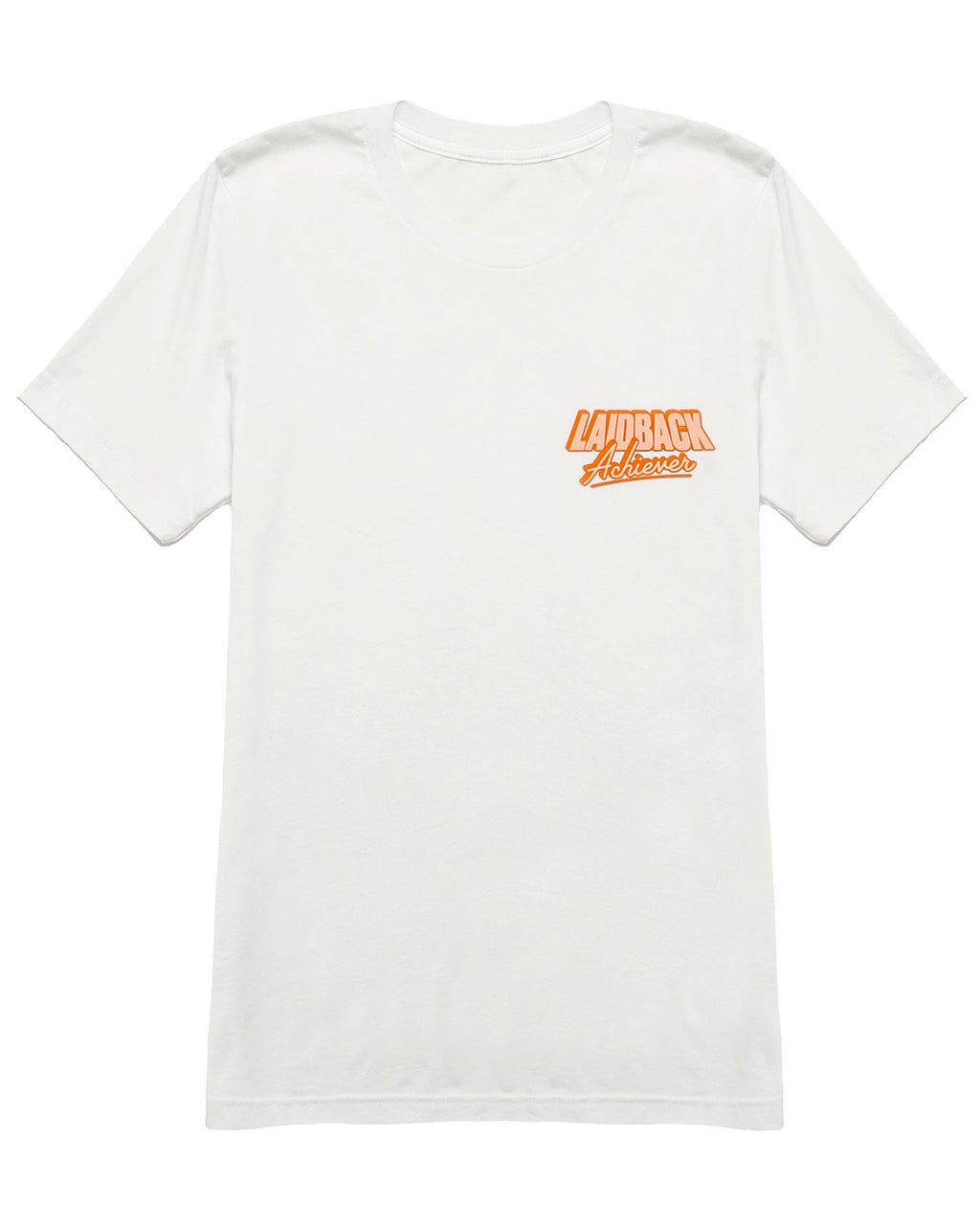 White Logo Tee