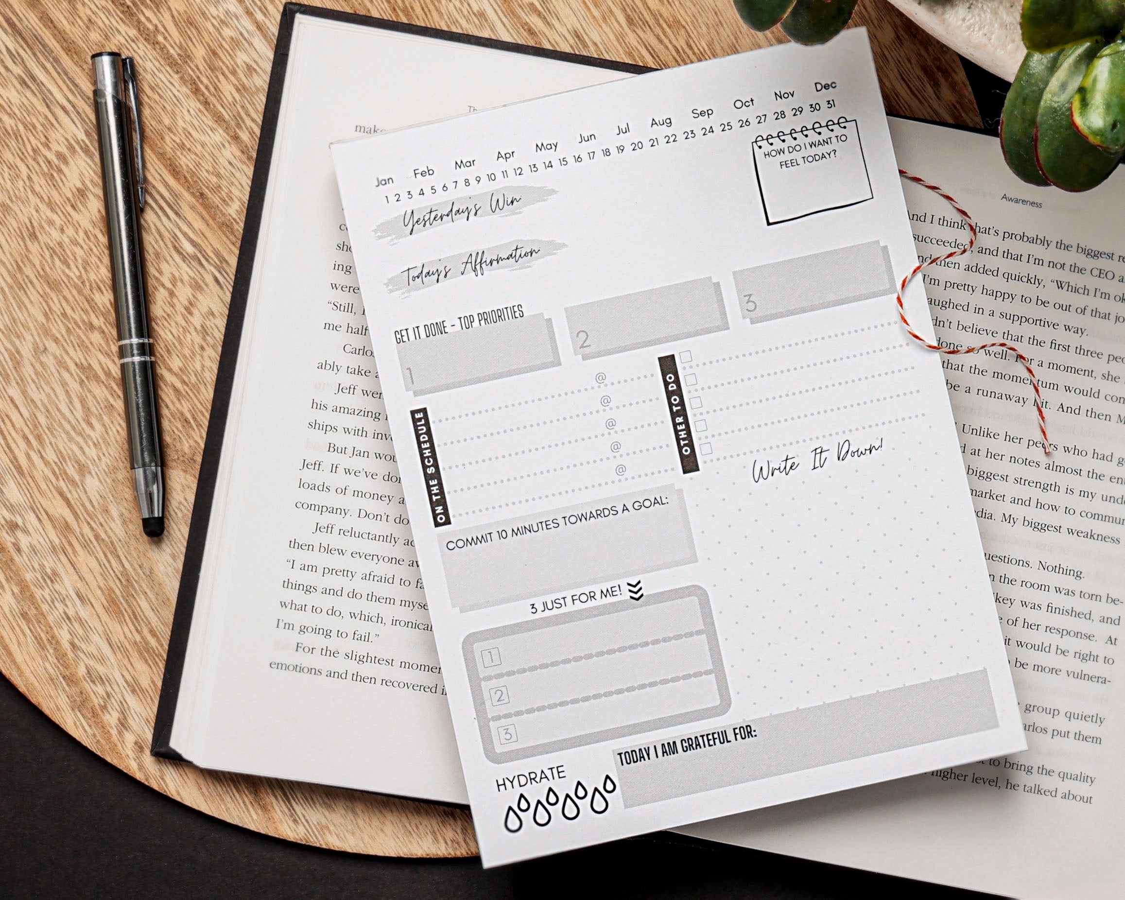 Morning Routine Notepad