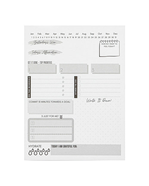 Morning Routine Notepad